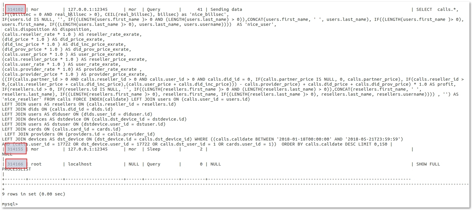 How To Kill Queries With Mysql Kolmisoft Wiki